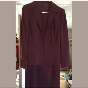 Anne Klein plum suit